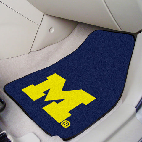 University of Michigan 2-pc Carpet Car Mat Set