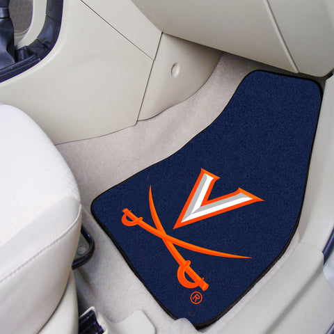 University of Virginia 2-pc Carpet Car Mat Set