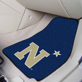 US Naval Academy 2-pc Carpet Car Mat Set