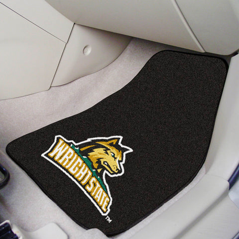 Wright State University 2-pc Carpet Car Mat Set