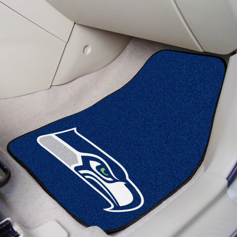 NFL - Seattle Seahawks 2-pc Carpet Car Mat Set