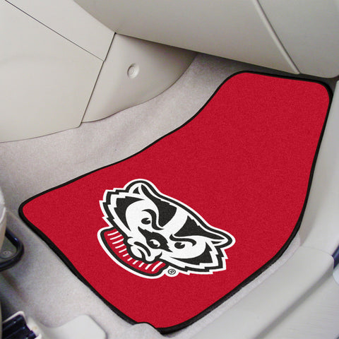 University of Wisconsin 2-pc Carpet Car Mat Set