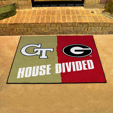 House Divided Mat - Georgia Tech / Georgia