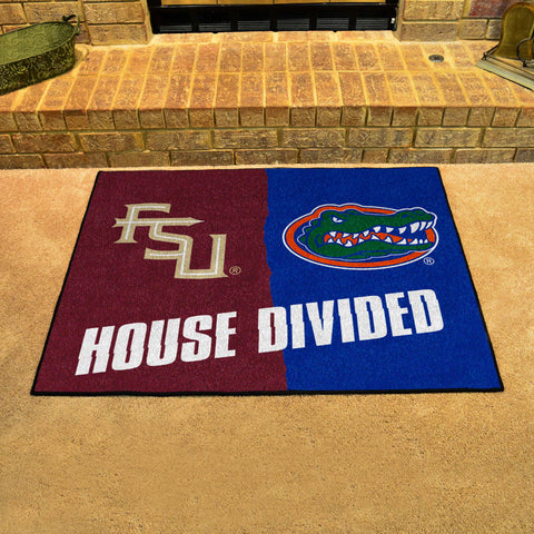 House Divided Mat - Florida State / Florida