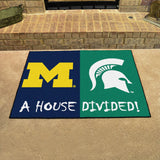 House Divided Mat - Michigan / Michigan State