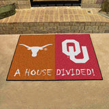 House Divided Mat - Texas / Oklahoma