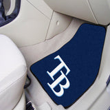 MLB - Tampa Bay Rays 2-pc Carpet Car Mat Set