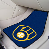 MLB - Milwaukee Brewers 2-pc Carpet Car Mat Set