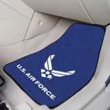 AIR FORCE 2-pc Carpet Car Mat Set