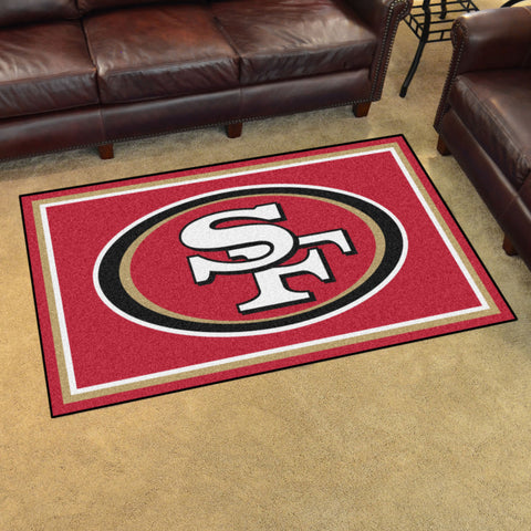 NFL - San Francisco 49ers 4x6 Rug