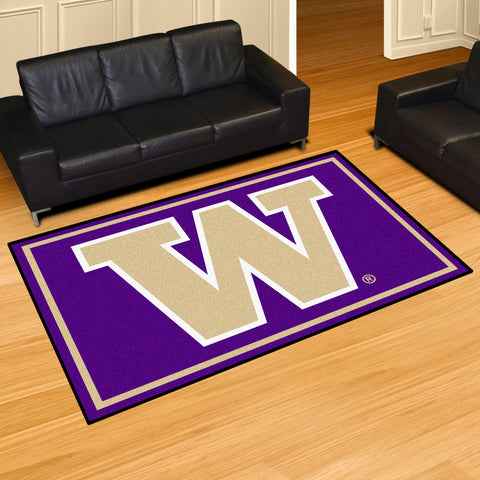 University of Washington 5x8 Rug