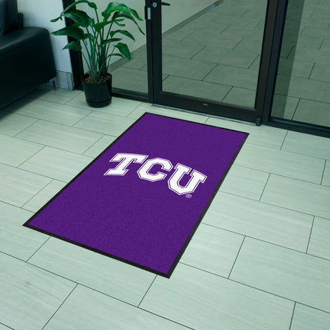 Texas Christian University  3X5 Logo Mat - Portrait