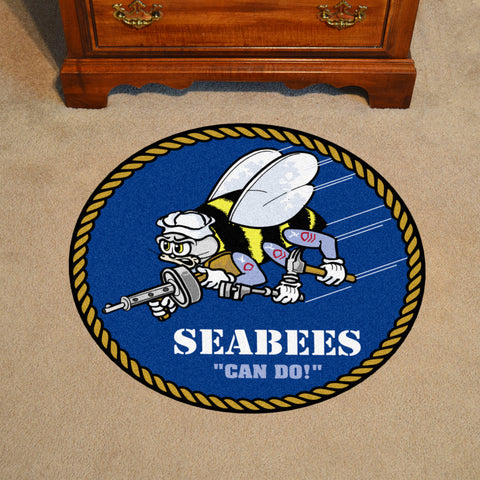 NAVY 44 Round Mat