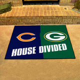 NFL House Divided Mat - Bears / Packers