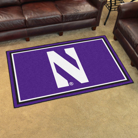 Northwestern University 4x6 Rug