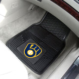 MLB - Milwaukee Brewers 2-pc Vinyl Car Mat Set