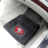 NFL - San Francisco 49ers 2-pc Vinyl Car Mat Set