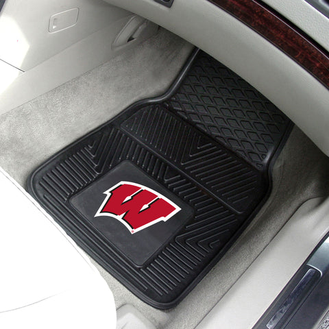 University of Wisconsin 2-pc Vinyl Car Mat Set