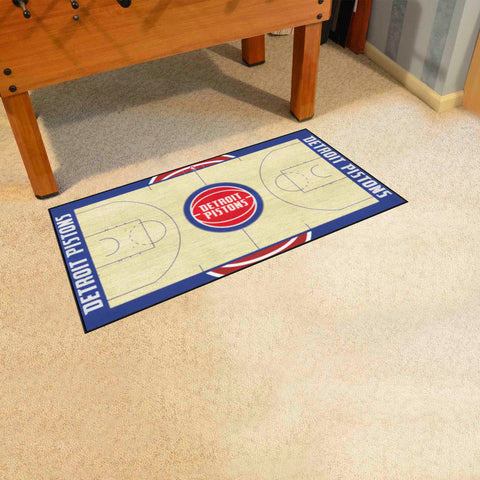 NBA - Detroit Pistons NBA Court Large Runner