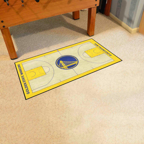 NBA - Golden State Warriors NBA Court Large Runner