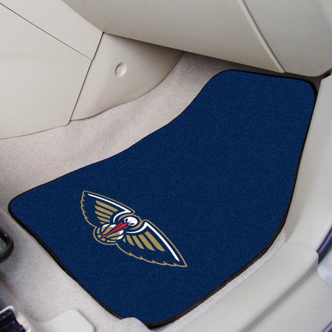 NBA - New Orleans Pelicans 2-pc Carpet Car Mat Set