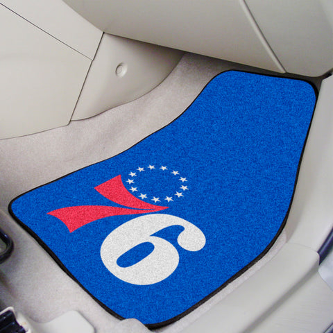 NBA - Philadelphia 76ers 2-pc Carpet Car Mat Set