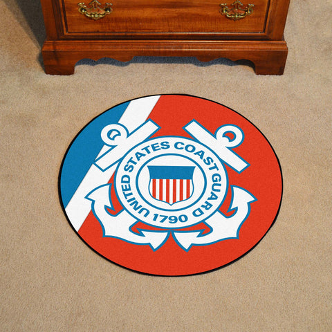 US Coast Guard 44 Round Mat