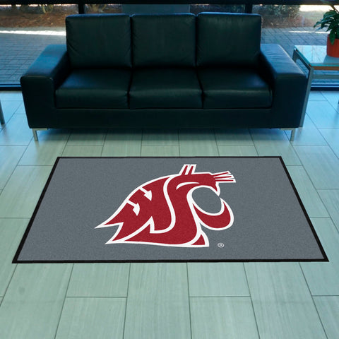 Washington State University 4X6 Logo Mat - Landscape