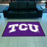 Texas Christian University  4X6 Logo Mat - Landscape