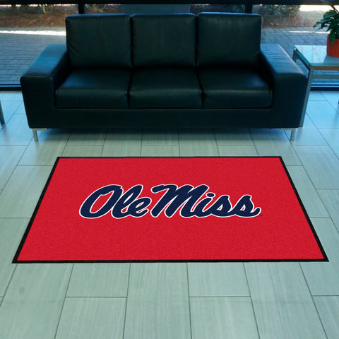 University of Mississippi - Ol 4X6 Logo Mat - Landscape