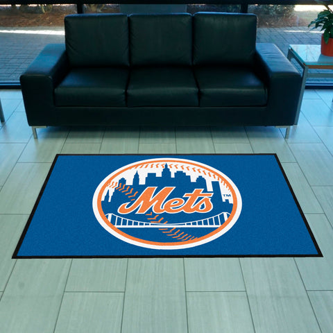 MLB - New York Mets 4X6 Logo Mat - Landscape