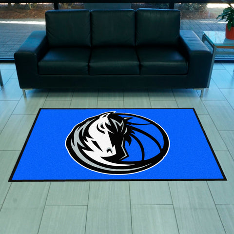 NBA - Dallas Mavericks 4X6 Logo Mat - Landscape