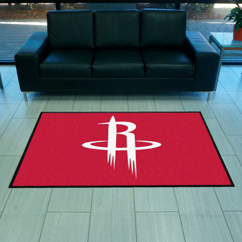 NBA - Houston Rockets 4X6 Logo Mat - Landscape