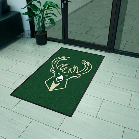 NBA - Milwaukee Bucks 3X5 Logo Mat - Portrait