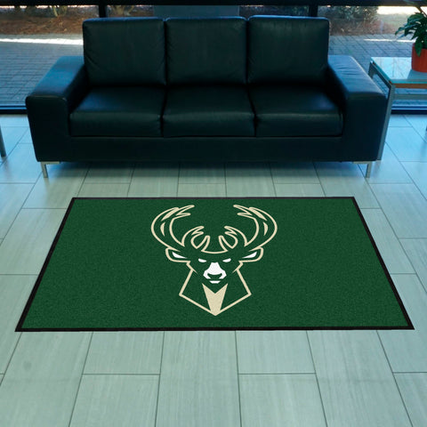 NBA - Milwaukee Bucks 4X6 Logo Mat - Landscape