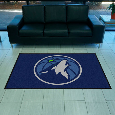 NBA - Minnesota Timberwolves 4X6 Logo Mat - Landscape