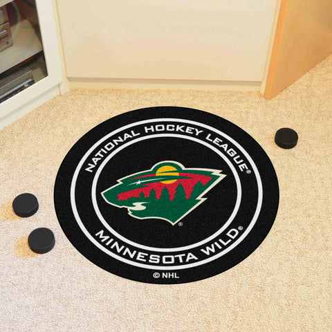 NHL - Minnesota Wild Puck Mat