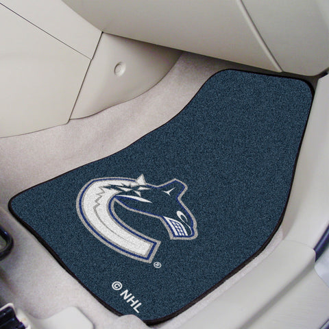 NHL - Vancouver Canucks 2-pc Carpet Car Mat Set