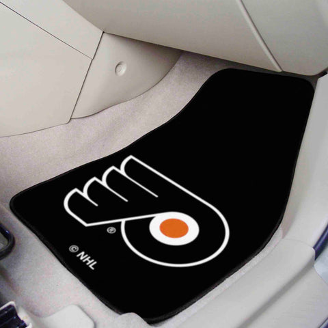 NHL - Philadelphia Flyers 2-pc Carpet Car Mat Set