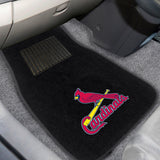 MLB - St. Louis Cardinals 2-pc Embroidered Car Mat Set