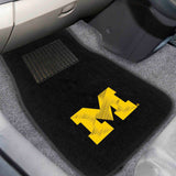 University of Michigan 2-pc Embroidered Car Mat Set