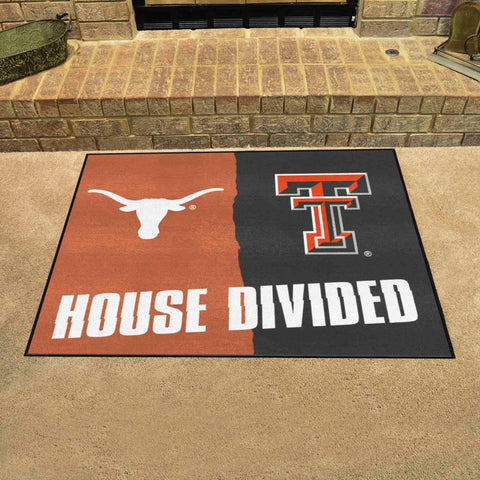 House Divided Mat - Texas / Texas Tech