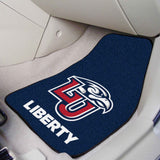 Liberty University 2-pc Carpet Car Mat Set