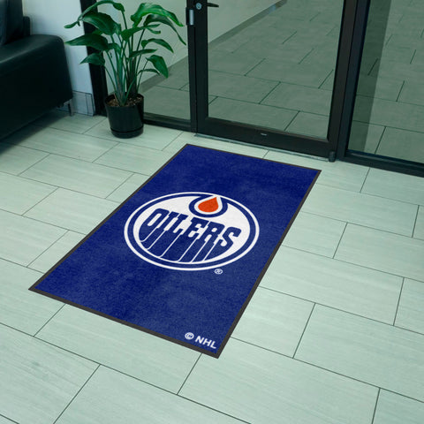 NHL - Edmonton Oilers 3X5 Logo Mat - Portrait