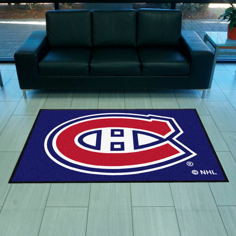 NHL - Montreal Canadiens 4X6 Logo Mat - Landscape