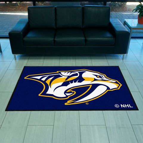 NHL - Nashville Predators 4X6 Logo Mat - Landscape