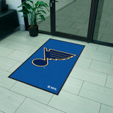 NHL - St. Louis Blues 3X5 Logo Mat - Portrait