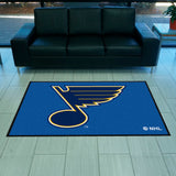 NHL - St. Louis Blues 4X6 Logo Mat - Landscape