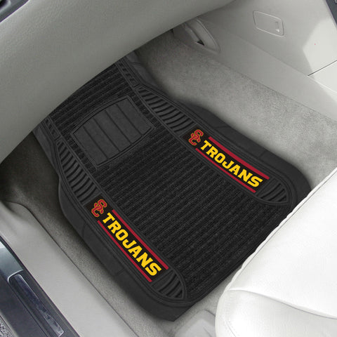 University of Southern Califor 2-pc Deluxe Car Mat Set