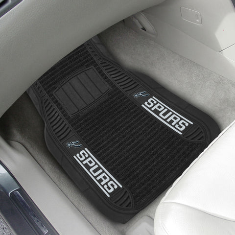 NBA - San Antonio Spurs 2-pc Deluxe Car Mat Set